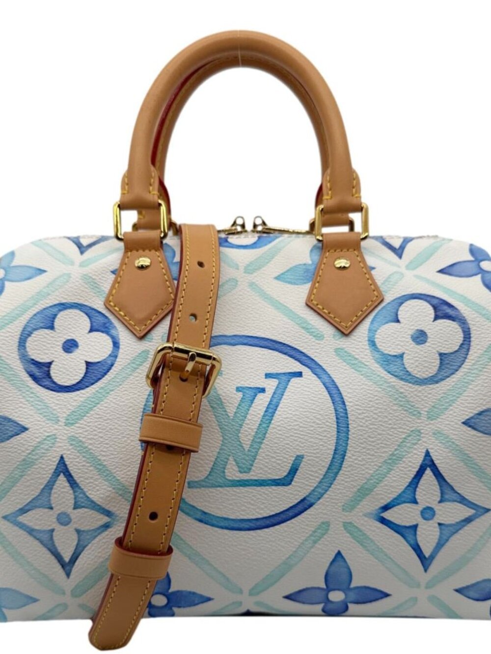 Louis Vuitton  Speedy Bandouliere 25 By The Pool Monogram Tiles Shoulder Bag Lag